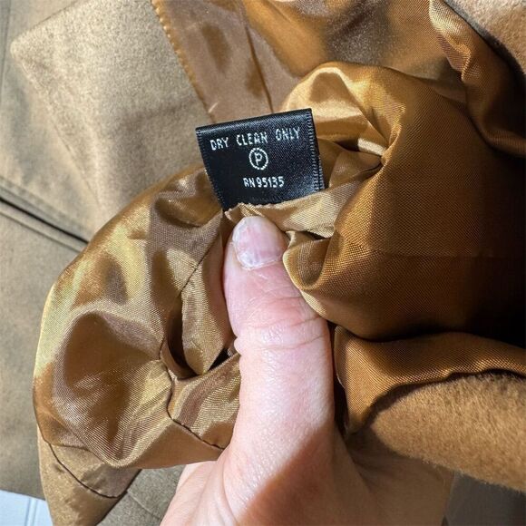 Lafayette 148 New York Beige Tan Blazer Wool Jacket 12 Quiet Luxury Old Money - Picture 8 of 10